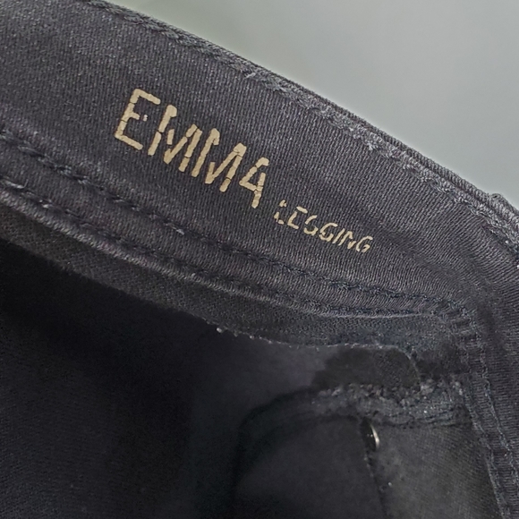 DL1961 Black Emma Legging Jeans Onyx 4WAY Stretch 360 Comfort Casual Size 24 - Picture 11 of 13